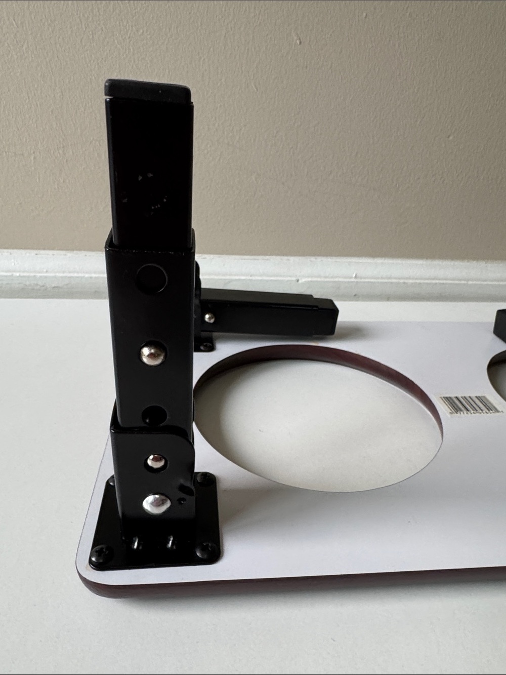 SPOT Posture Pro Stainless Steel Adjustable Wood Grain Double Cup Holder Insert - Picture 13 of 15